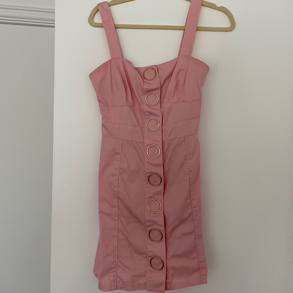 Mini Dress with Snaps - Picture 2 of 6